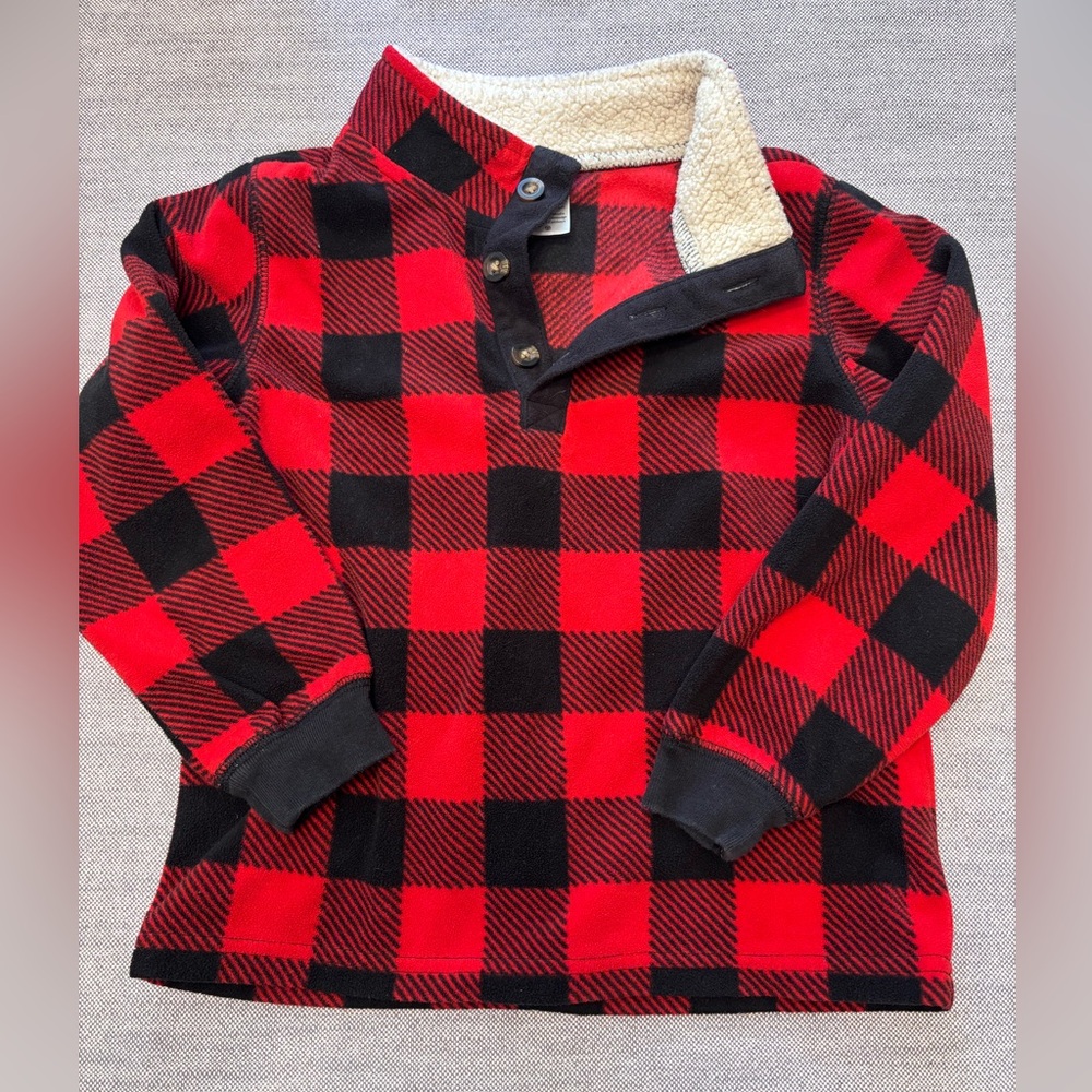 Carter's Red and Black Plaid Jacket